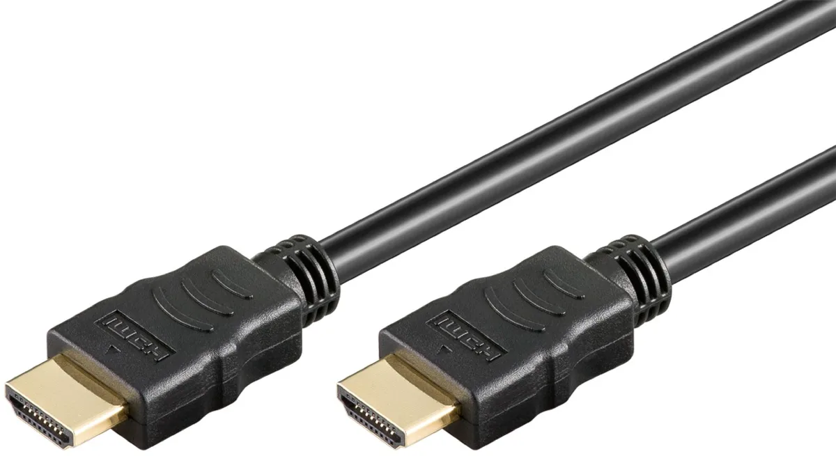 Cablu v2.0 HDMI - HDMI 10m HIGH SPEED 4K Ultra HD 60Hz ARC cu Ethernet 10.2Gbit/s negru 61163 Goobay