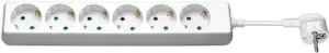Prelungitor 1.5m 6x SCHUKO alb 3x1.5mm 16A 3500W Goobay