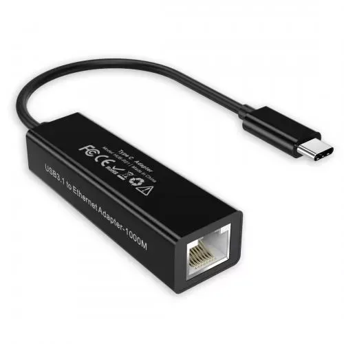 Cablu adaptor USB Type Type C tata - RJ45 mama retea Gigabit Choetech R01