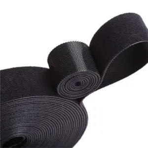 Organizator de cabluri Banda Velcro Well 3m x 1.5cm negru ORG-CABLE-T0103BK-WL
