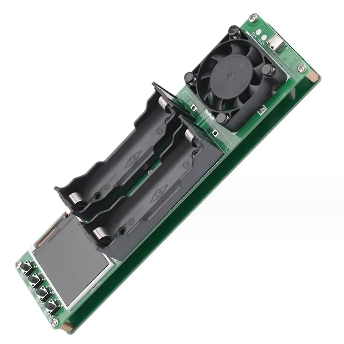 Tester 2x 18650 LCD alimentare la USB type C KBAF0002-005 TESTER-2X18650-C