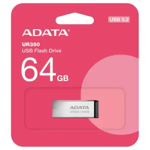 Flash drive metalic 64GB USB 3.2 Adata UR350-64G-RSR/BK