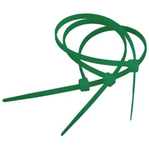 Set 100 fasete 140x3.5mm nylon verde SEL.12.210 SapiSelco SELFIT