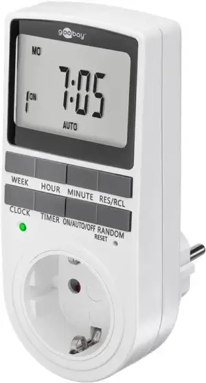 Priza programabila digitala pentru interior 3680W, Goobay 64900