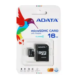 Card microSD ADATA 16GB Clasa 10 cu adaptor SD