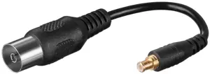 Adaptor antena DVB-T Coaxial mama - MCX tata Goobay