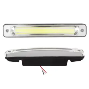 Lumini auto de zi 12V 2x 3W COB 600lm 6000K 190x30x45mm REBEL