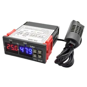 Termostat temperatura si umiditate STC-3028 230V -20 - +80°C EUROKOMP E6137