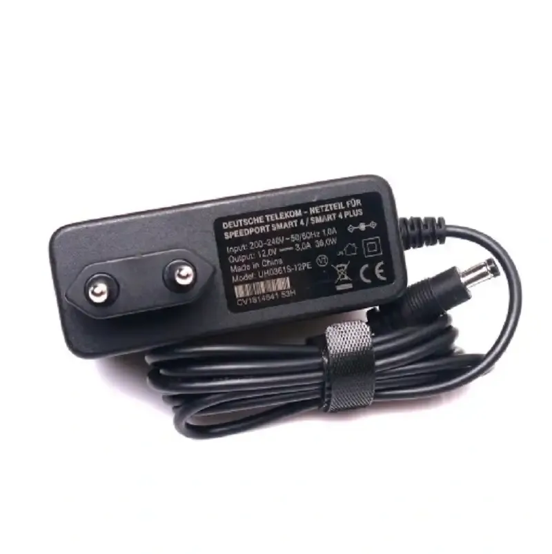 Alimentator AC/DC 200-240V - 12V 2A 15W cu conector 2.1x5.5 mm negru RS-AB02J00
