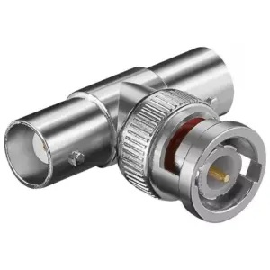 Adaptor BNC la 2x BNC mama T Goobay