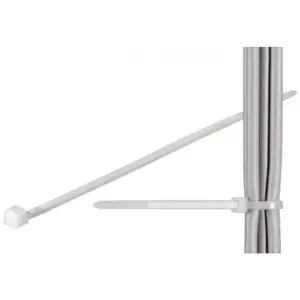 Bride de strangere cabluri 160x4.8mm transparent 100buc fixPoint