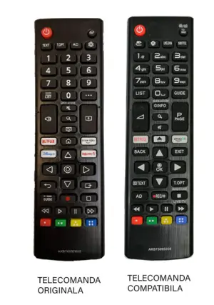 Telecomanda inlocuitoare compatibila TV LG AKB76037605 IR 1439 (418-5)