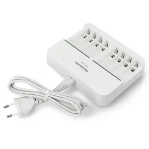 Incarcator Eneloop pro Panasonic SMART 8 CHARGER 8x AA R6 sau 8x AAA R3 NiMH BQ-CC63E