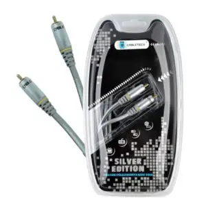 Cablu RCA 0.5m coaxial Silver Edition Cabletech