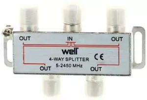 Splitter CATV 4 iesiri 5-2450Mhz Well