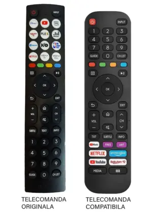 Telecomanda inlocuitoare compatibila TV Hisense ERF2N36 ER 9484 /MFY 1159 (423-1)