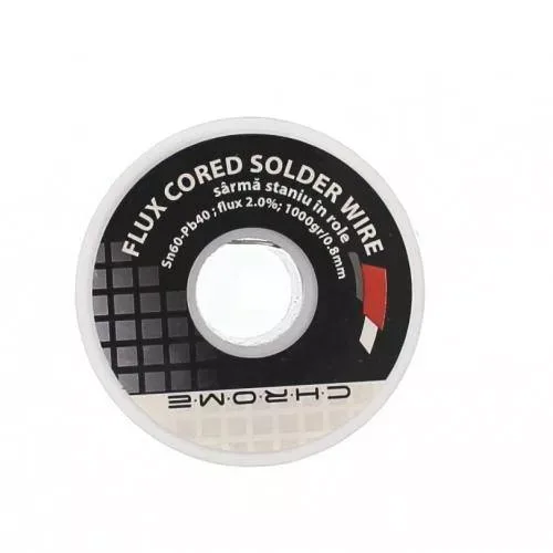 Fludor 1000gr 0.8mm Sn60 Pb40 flux 2% Chrome