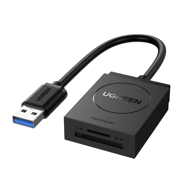 CARD READER extern Ugreen CR127 20250 interfata USB 3.0 citeste /scrie SD /microSD 5Gbps negru