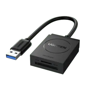 CARD READER extern Ugreen CR127 20250 interfata USB 3.0 citeste /scrie SD /microSD 5Gbps negru