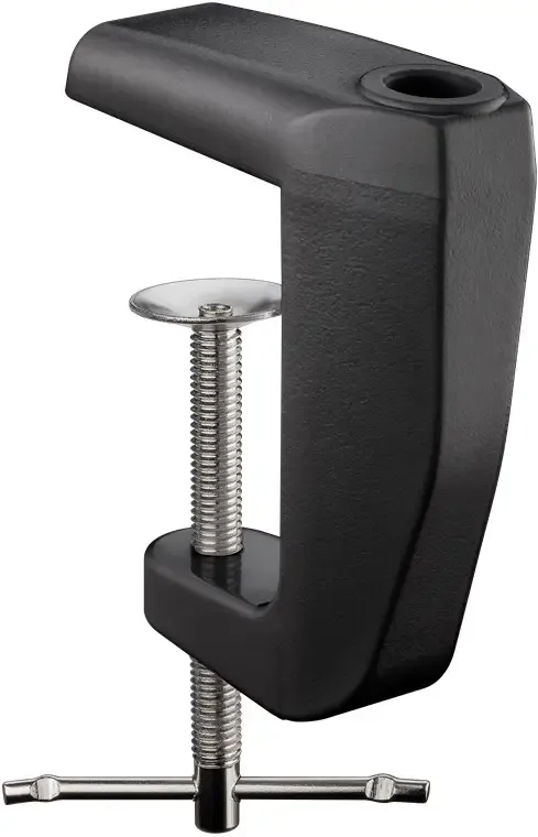 Suport prindere birou negru rezerva pentru lampa de lucru pentru cod 65575 /64986 /64988 /64990 Goobay 64987