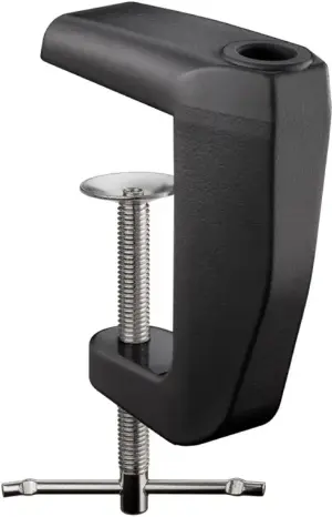 Suport prindere birou negru rezerva pentru lampa de lucru pentru cod 65575 /64986 /64988 /64990 Goobay 64987