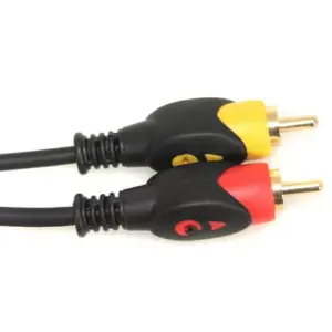 Cablu 2x RCA - 2x RCA Gold 1.5m tata-tata contacte aurite