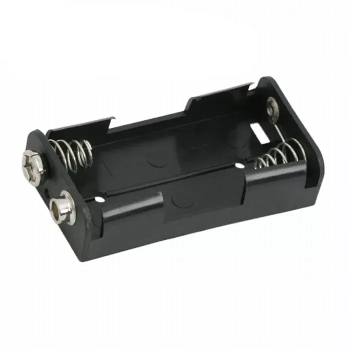 Suport pentru baterii 2buc AA cu mufa de conectare 9V
