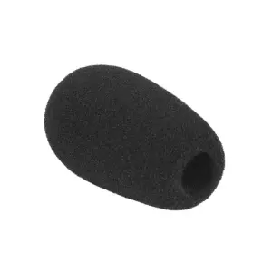 Burete microfon mediu 55xx30mm negru Azusa MIK1575A