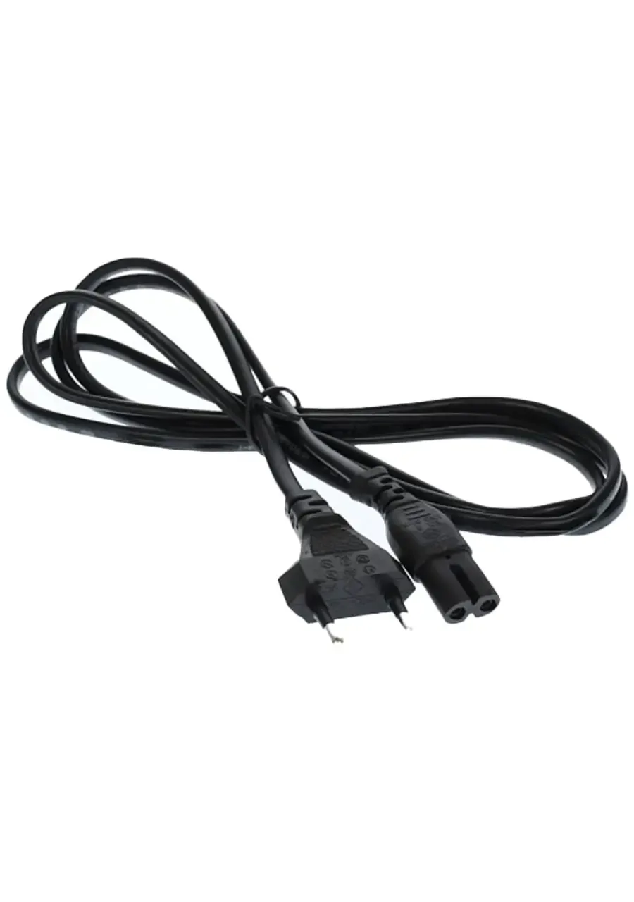 Cablu alimentare radio 2pini Euro 1.8m 2x0.75mm negru (300)