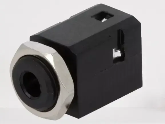 Conector Jack 3.5 mm CLIFF FC681375VH soclu mama stereo 3 contacte pe panou cu piulita