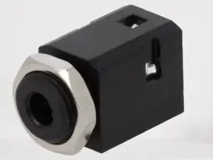 Conector Jack 3.5 mm CLIFF FC681375VH soclu mama stereo 3 contacte pe panou cu piulita