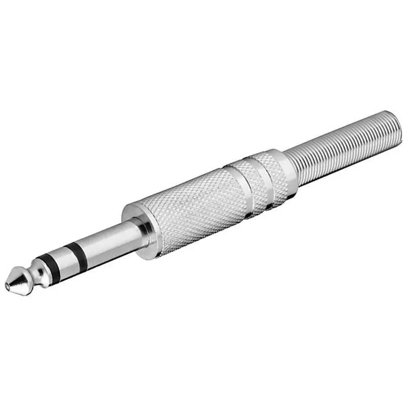 Mufa audio Jack 6.35 mm stereo tata metal Goobay