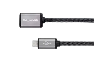 Prelungitor USB la micro USB 0.2m Profesional Kruger&Matz