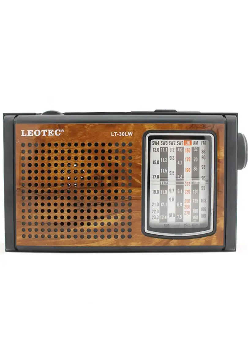Radio portabil 7 benzi Retro elegant aspect lemn LEOTEC LT-33LW (691)