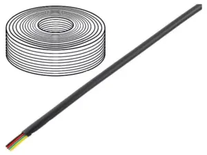 Cablu telefon 4 fire pentru telecomunicatii litat 4x28AWG negru -20/60C BQ CABLE