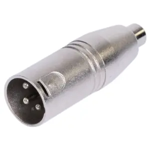 Adaptor audio tata XLR - RCA mama metal BST 18-5580