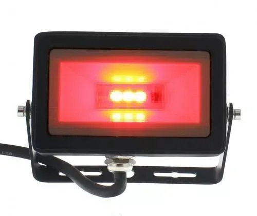 Proiector cu LED 7W 470lm IP65 RGB multicolor cu telecomanda Well