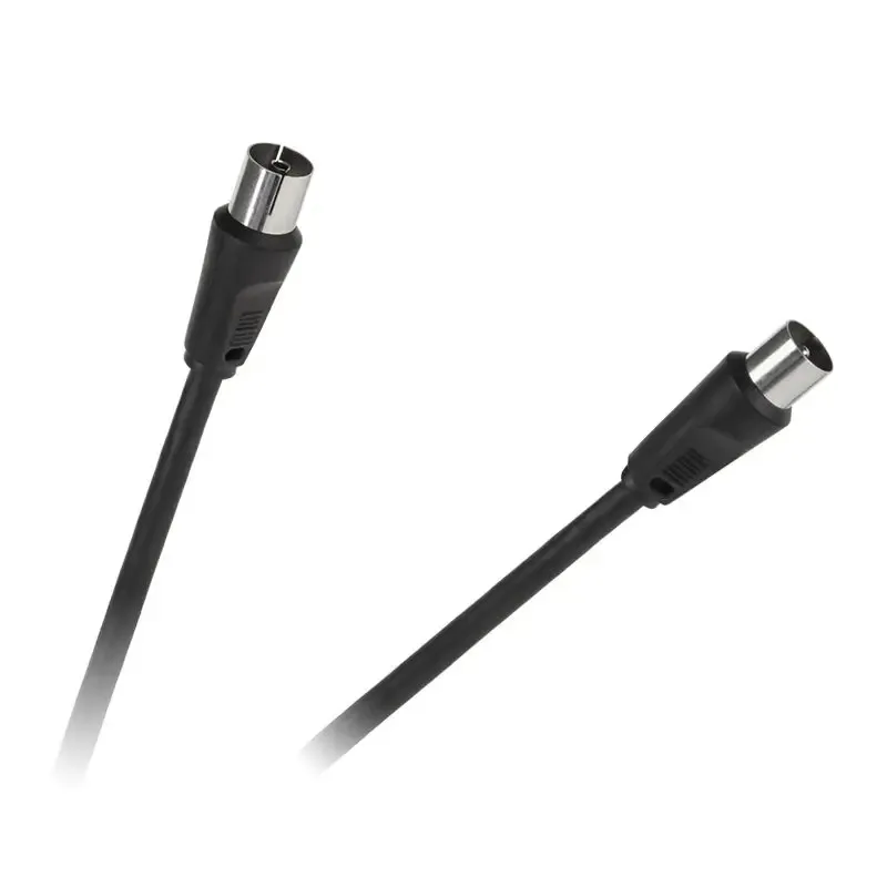 Cablu RF video negru 3m coaxial TV tata-mama