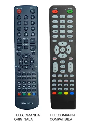 Telecomanda inlocuitoare compatibila TV Vortex V17-V19-V24 (457)