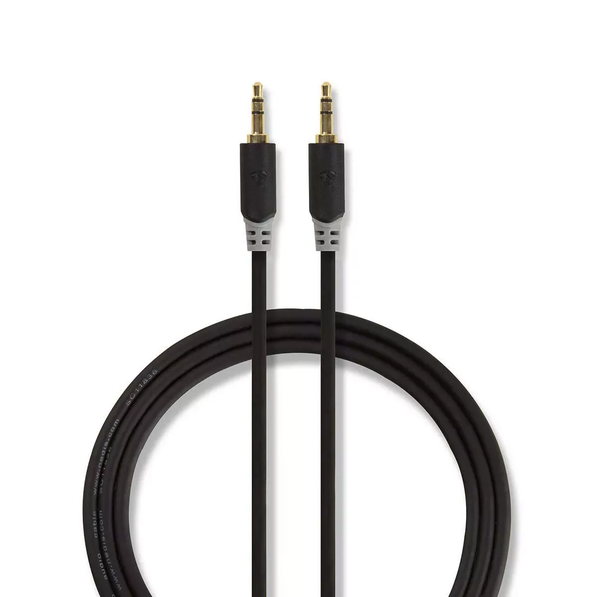 Cablu audio Jack stereo 3.5 mm tata - 3.5 mm tata 1m Nedis