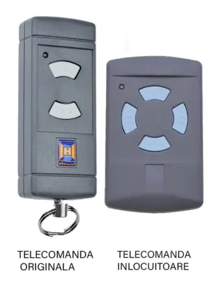Telecomanda inlocuitoare poarta garaj de 2 si 4 canale cod fix 868.35MHz Hormann HSE2-868 compatibila cu originalul (821)