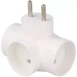 R-30/S Conector AC supply splitter Layout 2P white TIMEX-ELEKTRO