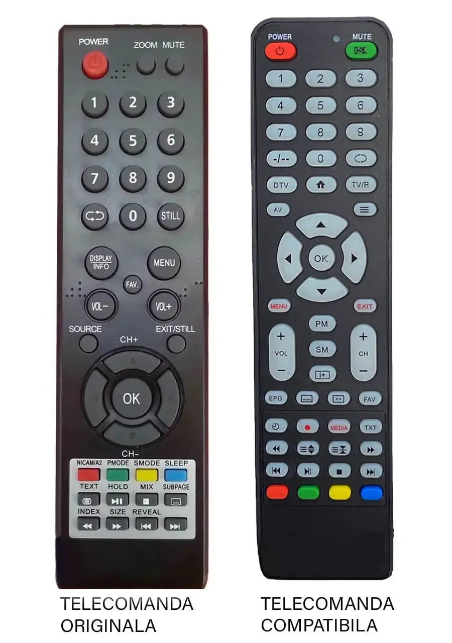 Telecomanda inlocuitoare compatibila TV GutSchneid 32SA200 cod ER 9465 (465)