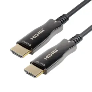 Cablu HDMI v2.0 Active Optical AOC 50m 4K 60Hz ARC Ethernet cu fibra optica 4.5mm