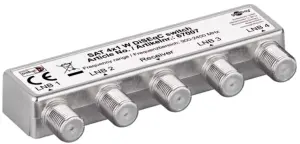 Comutator 4x1 switch 4 LNB-uri DiSEqC 900-2400MHz Goobay
