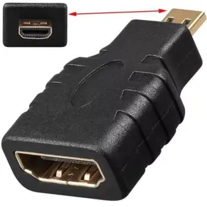 Adaptor micro HDMI la HDMI mama Goobay