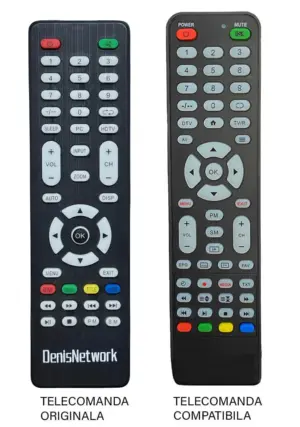 Telecomanda inlocuitoare TV DenisNetwork compatibil cu originalul cod ER1672 /MFY1662 (567)