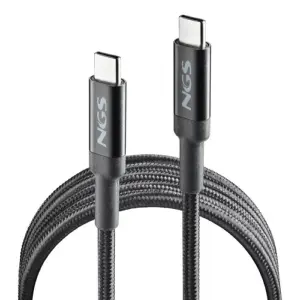 Cablu USB-C - USB-C NGS KNOT 100W-2 2m 100W negru