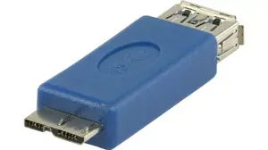 Adaptor USB 3.0 Micro USB B tata 3.0 - USB A mama 3.0 albastru VALUELINE