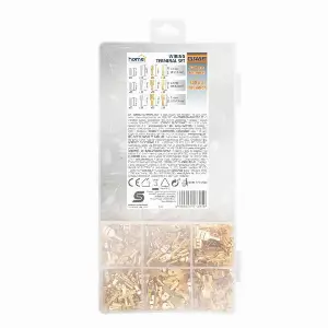 Set 300 papuci alama 2.8 /4.8 /6.3mm pentru cabluri 0.5-1.5 mm + 300 izolatiori Home CSSASET